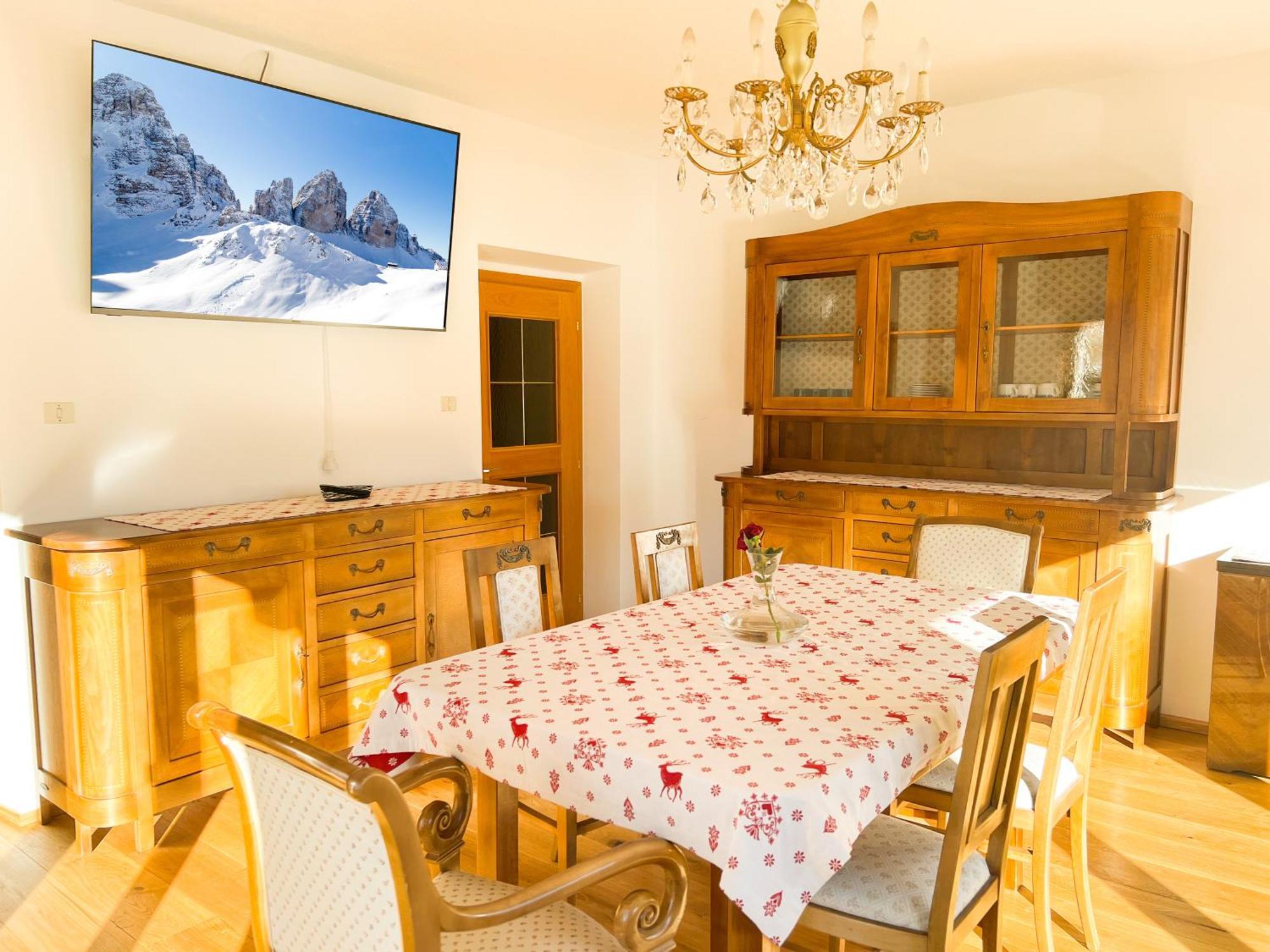 Guesthouse Rosengarten Toblach Exterior foto
